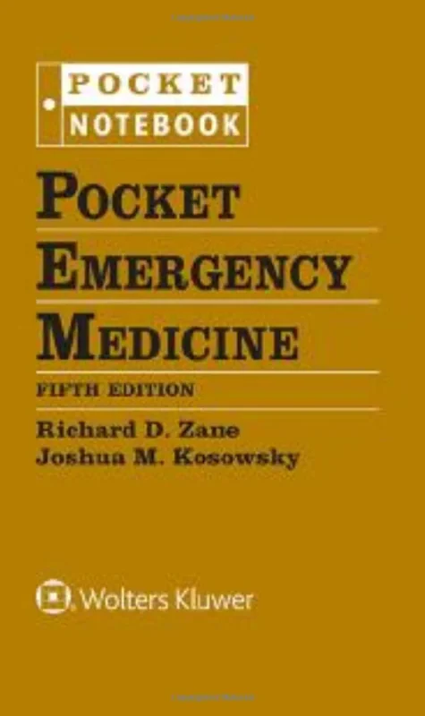 Coperta cărții "Pocket Emergency Medicine" de autor necunoscut