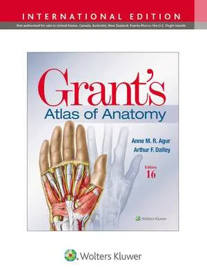 Coperta cărții "Grant&amp;#146;s Atlas of Anatomy" de autor necunoscut