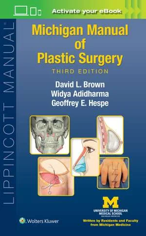 Coperta cărții "Michigan Manual of Plastic Surgery" de autor necunoscut