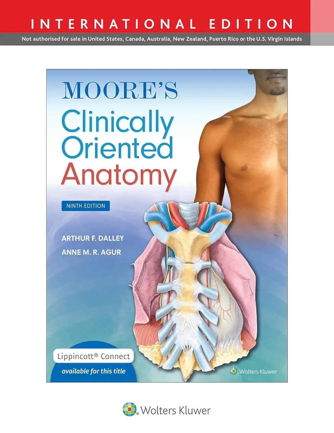 Coperta cărții "Moore's Clinically Oriented Anatomy" de autor necunoscut