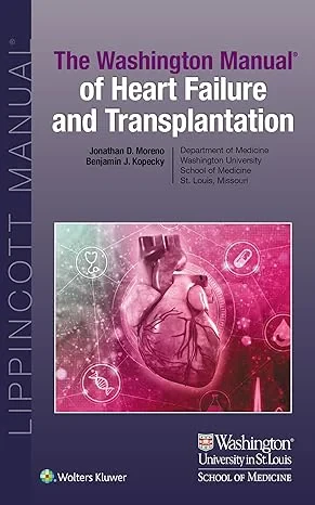 Coperta cărții "The Washington Manual of Heart Failure and Transplantation" de autor necunoscut