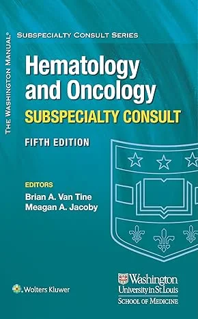 Coperta cărții "The Washington Manual Hematology and Oncology Subspecialty Consult" de autor necunoscut