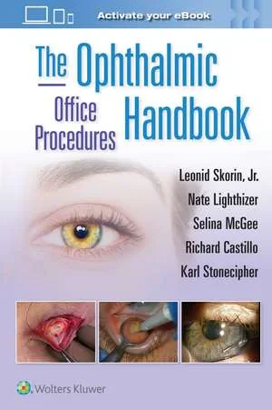 Coperta cărții "The Ophthalmic Office Procedures Handbook" de autor necunoscut