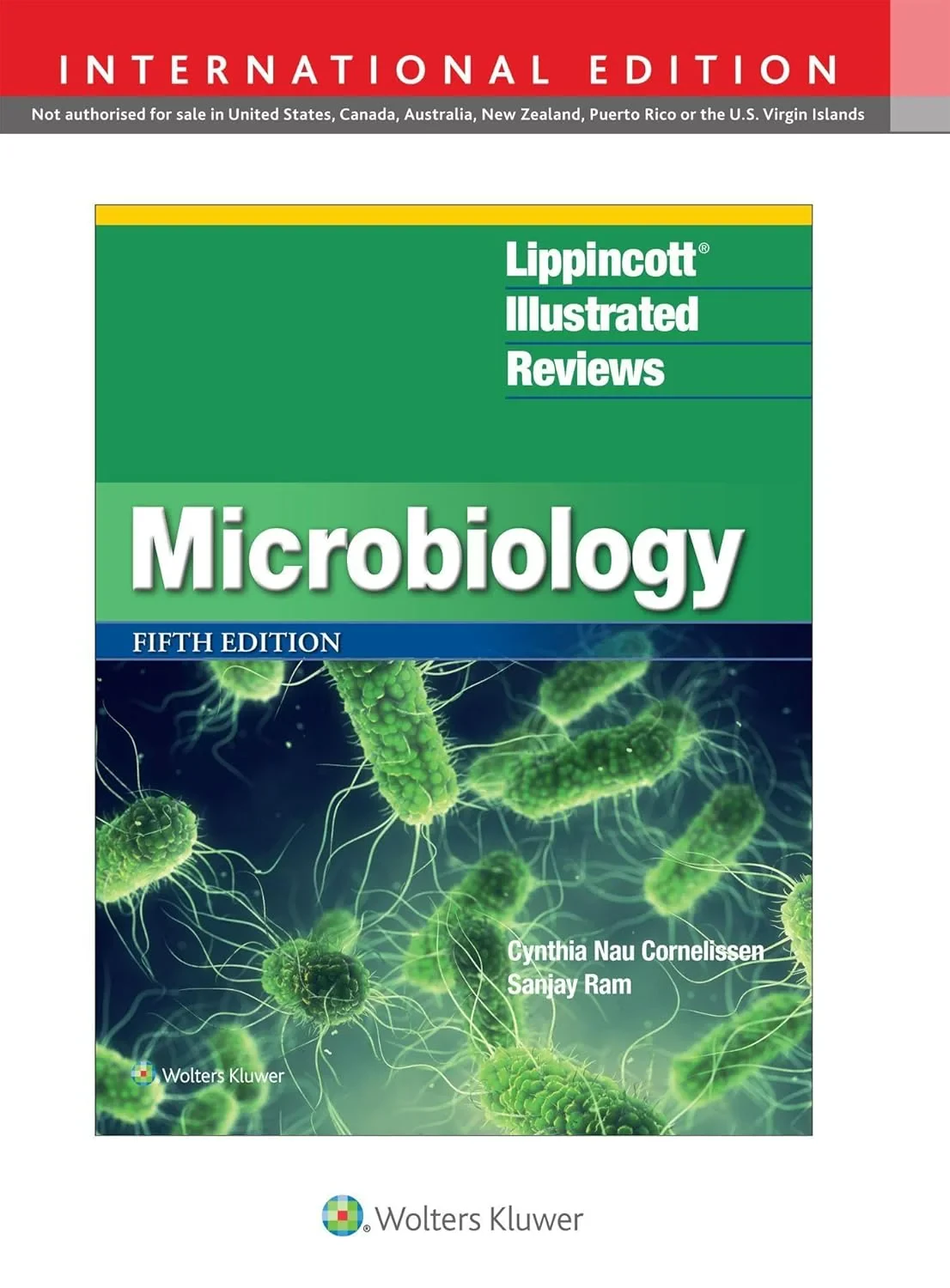 Coperta cărții "Lippincott® Illustrated Reviews: Microbiology Fifth, International Edition edition" de autor necunoscut