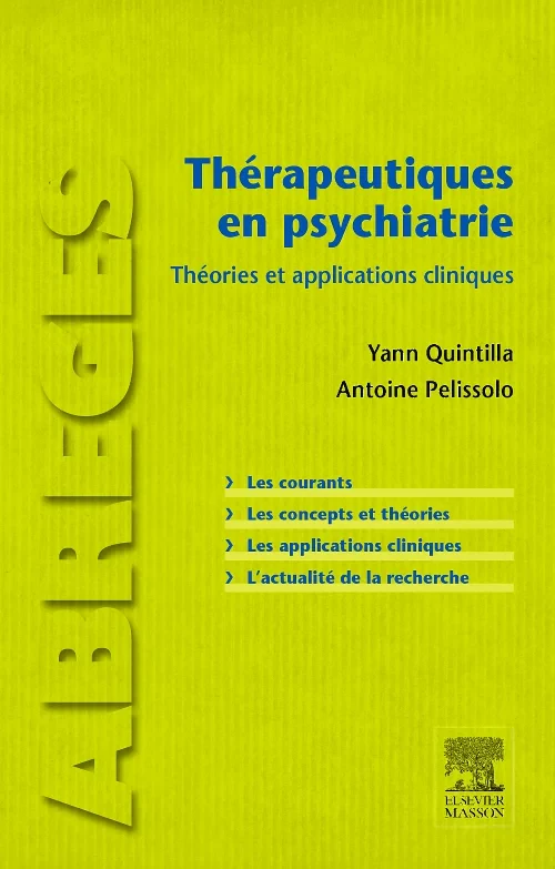 Thérapeutiques en psychiatrie
