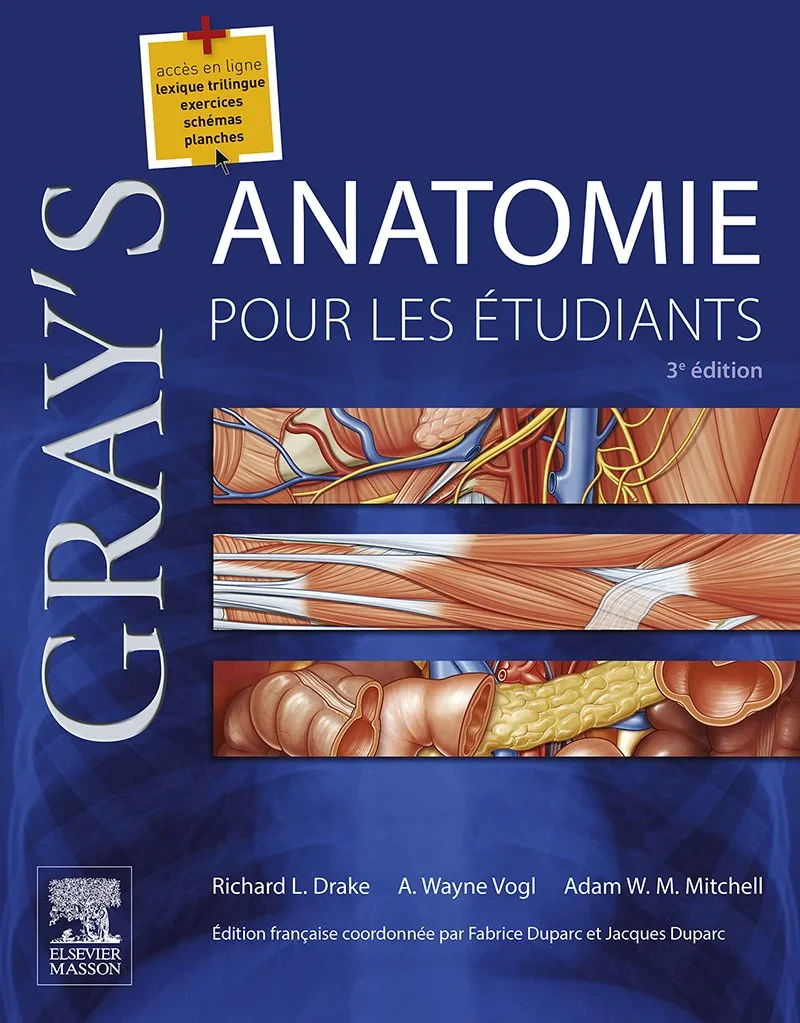 Coperta cărții "Gray's Anatomie pour les ?tudiants" de autor necunoscut