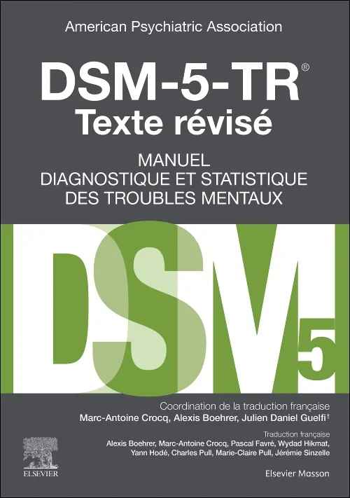 DSM-5-TR Manuel diagnostique et statistique des tr...