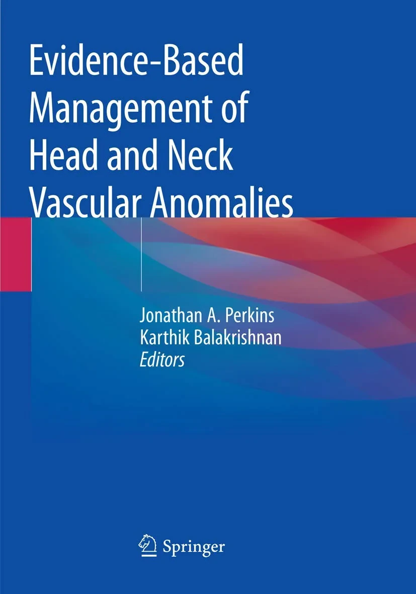 Coperta cărții "Evidence-Based Management of Head and Neck Vascular Anomalies" de autor necunoscut