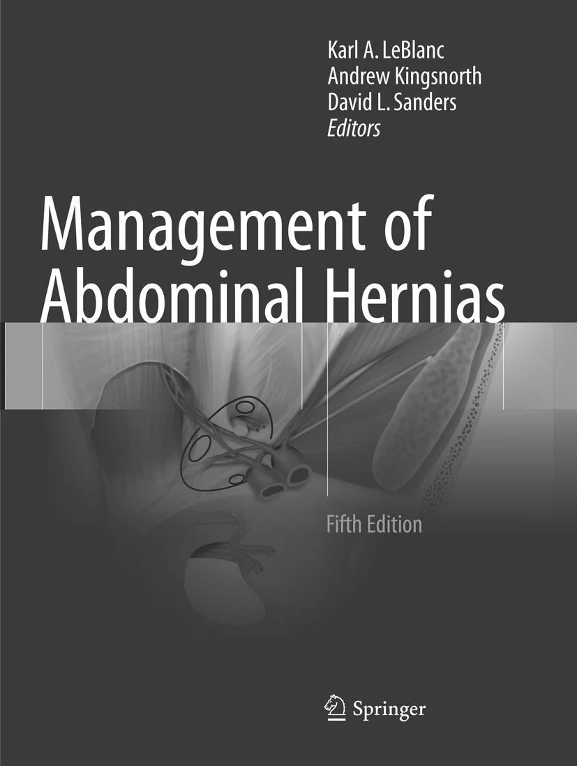 Coperta cărții "Management of Abdominal Hernias" de autor necunoscut