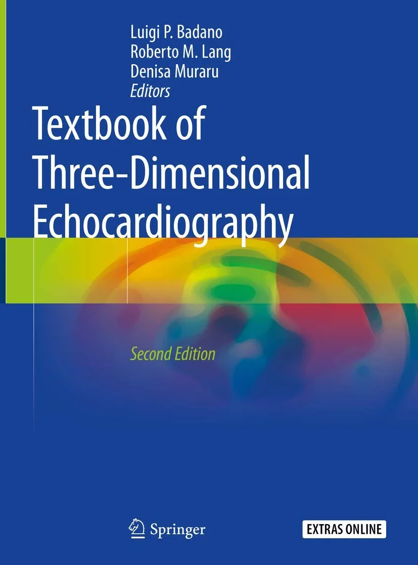 Coperta cărții "Textbook of Three-Dimensional Echocardiography" de autor necunoscut