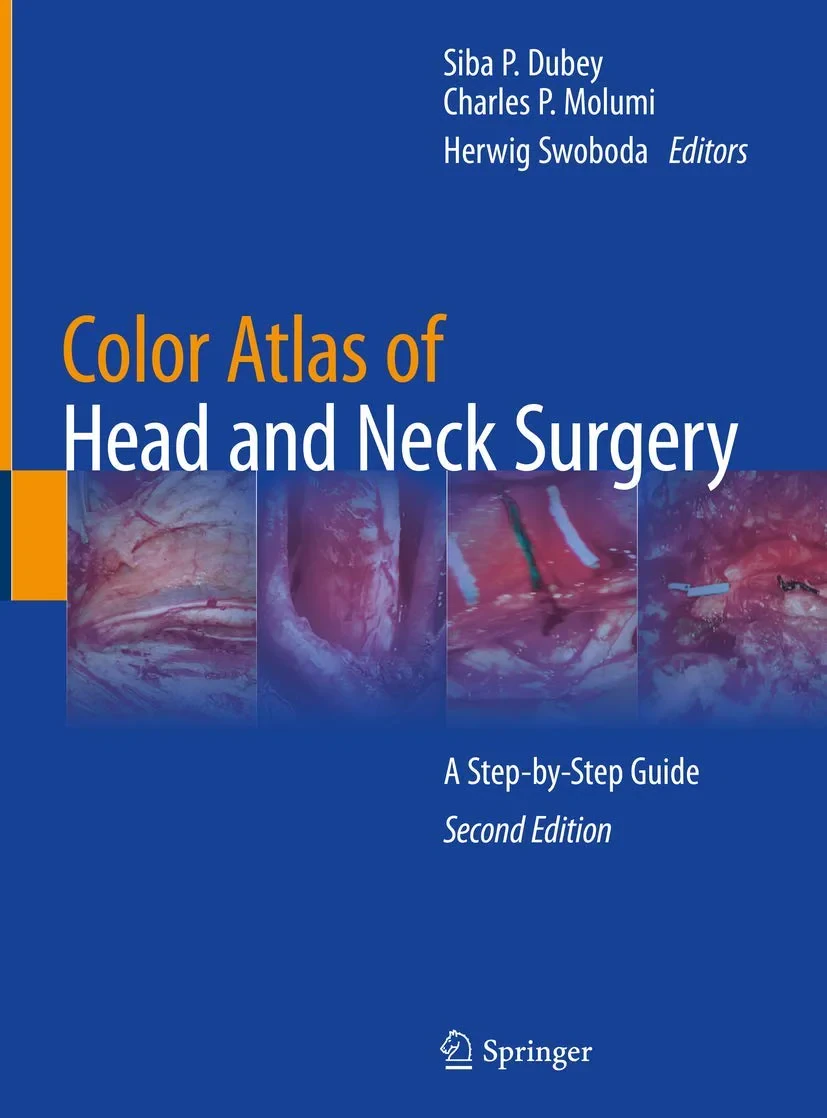 Coperta cărții "Color Atlas of Head and Neck Surgery: A Step-by-Step Guide" de autor necunoscut