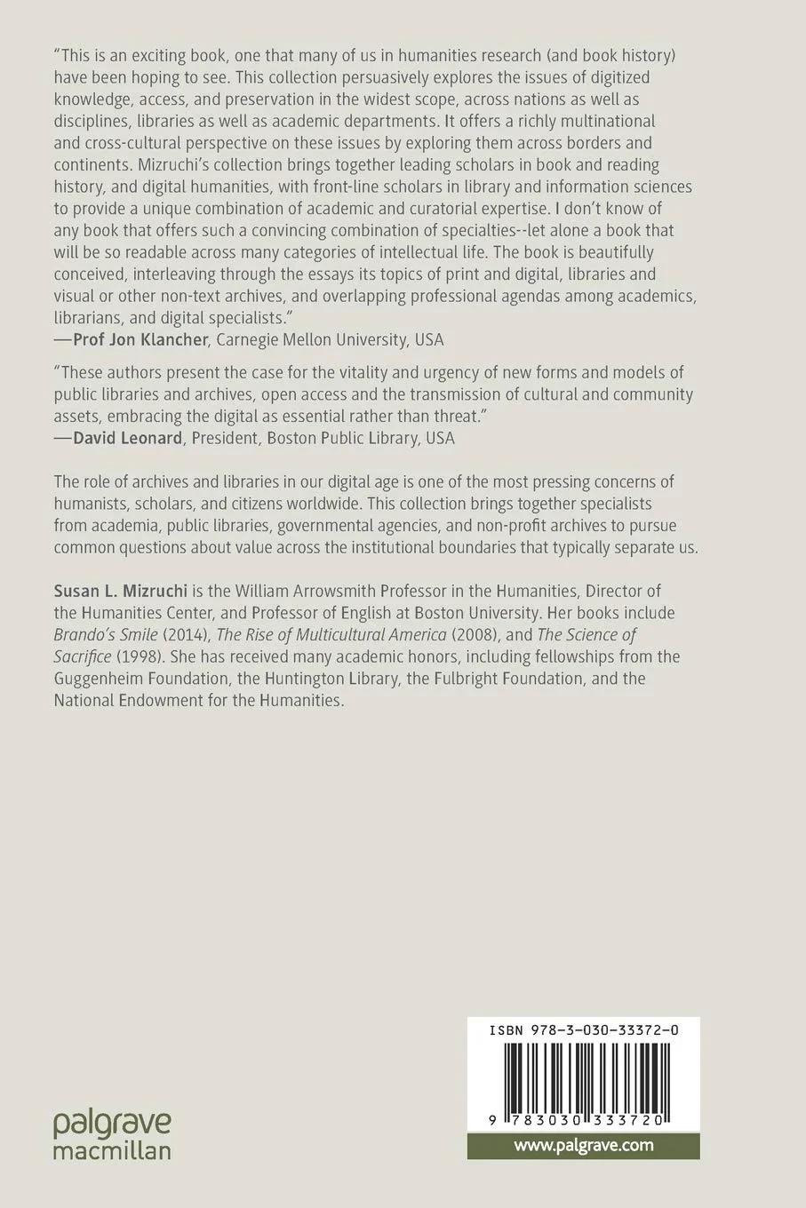 Coperta cărții "Libraries and Archives in the Digital Age" de autor necunoscut