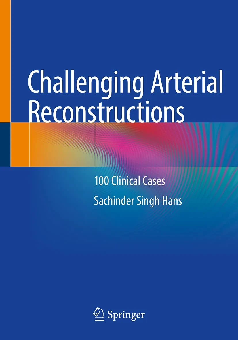 Coperta cărții "Challenging Arterial Reconstructions: 100 Clinical Cases" de autor necunoscut