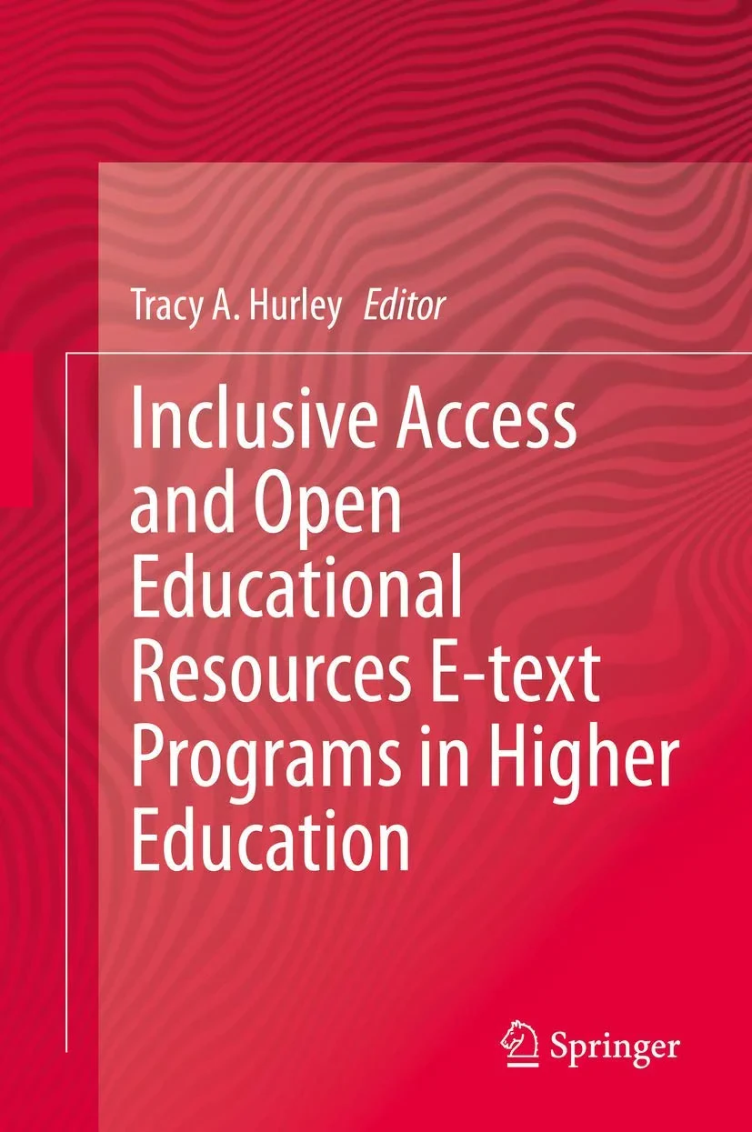 Coperta cărții "Inclusive Access and Open Educational Resources E-text Programs in Higher Education" de autor necunoscut