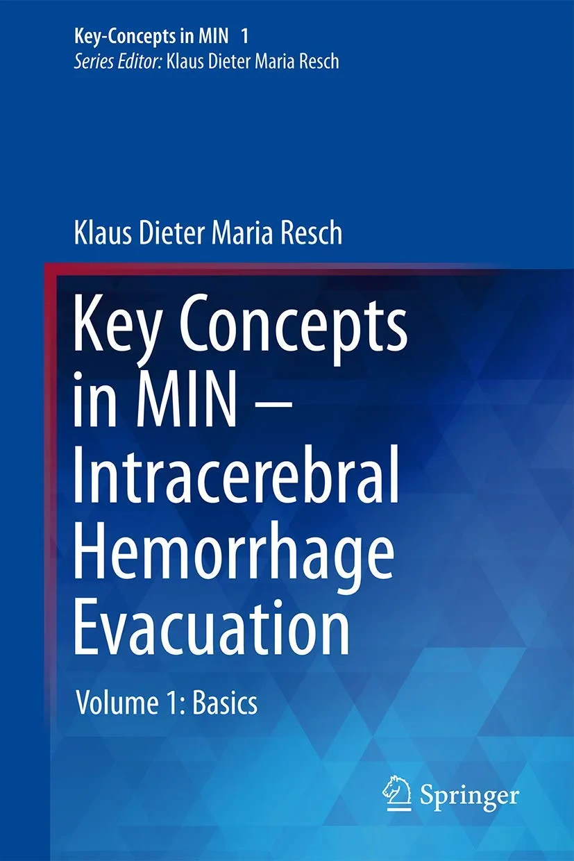 Coperta cărții "Key Concepts in MIN - Intracerebral Hemorrhage Evacuation" de autor necunoscut