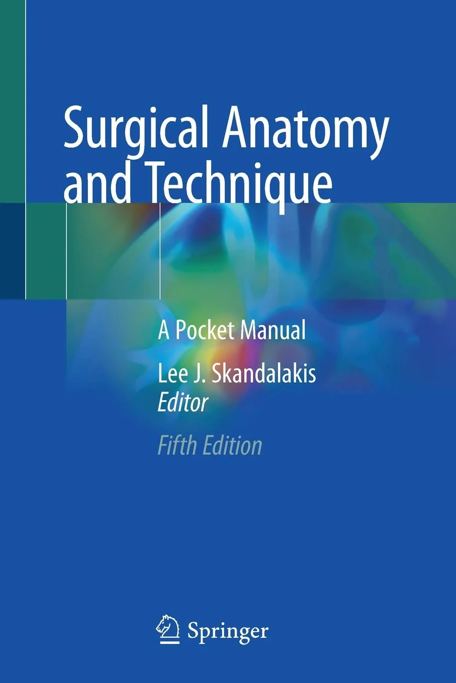 Coperta cărții "Surgical Anatomy and Technique: A Pocket Manual" de autor necunoscut
