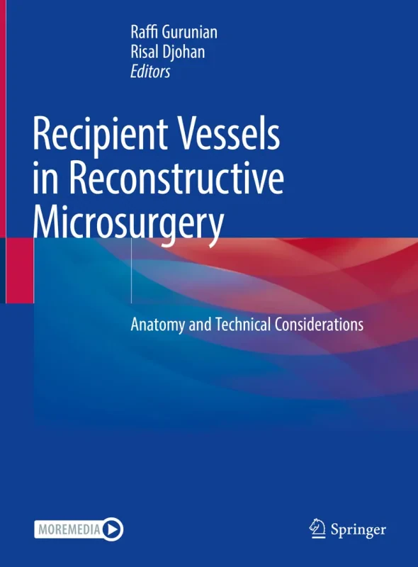 Coperta cărții "Recipient Vessels in Reconstructive Microsurgery: Anatomy and Technical Considerations" de autor necunoscut