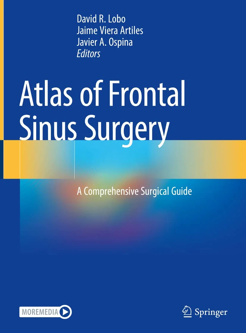 Coperta cărții "Atlas of Frontal Sinus Surgery: A Comprehensive Surgical Guide" de autor necunoscut