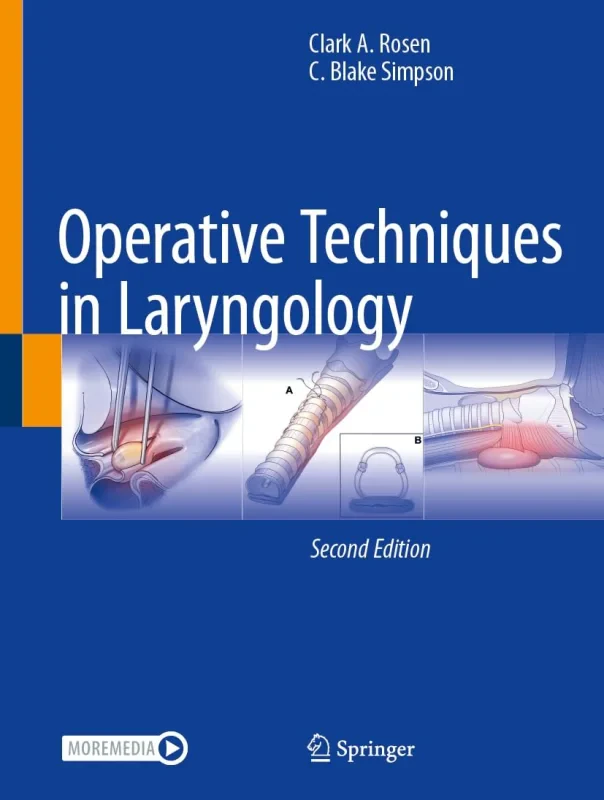 Coperta cărții "Operative Techniques in Laryngology" de autor necunoscut
