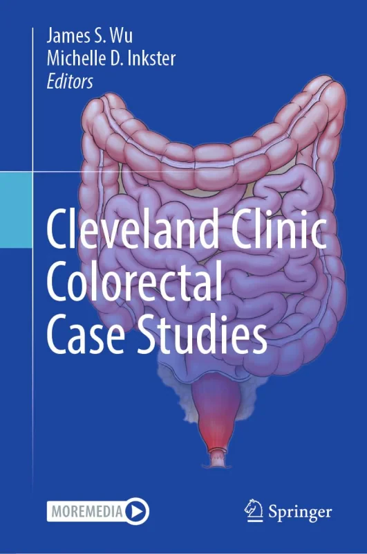 Coperta cărții "Cleveland Clinic Colorectal Case Studies" de autor necunoscut
