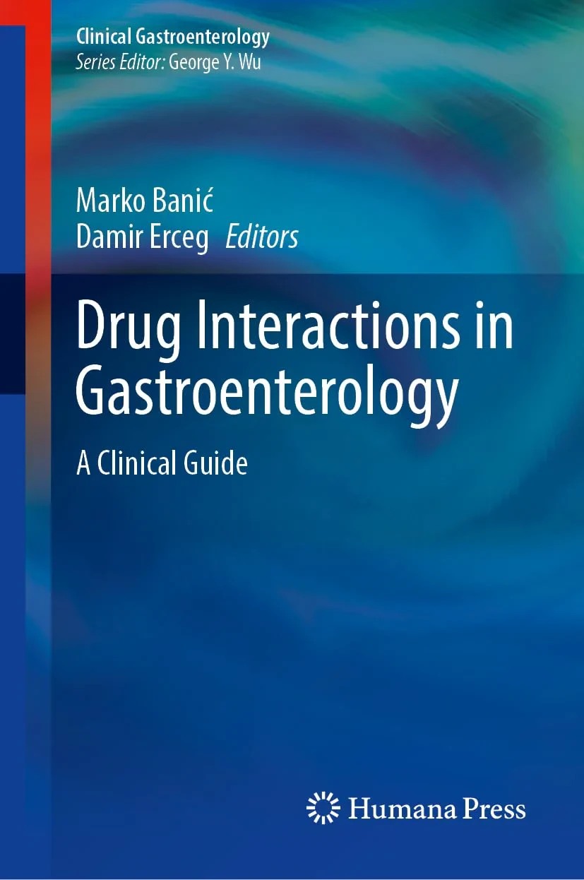 Coperta cărții "Drug Interactions in Gastroenterology. A Clinical Guide" de autor necunoscut