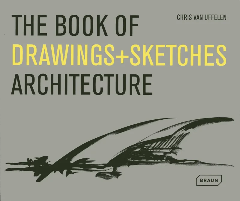 Coperta cărții "The Book of Drawings + Sketches - Architecture" de autor necunoscut