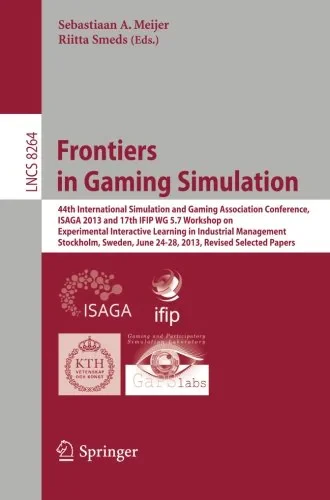 Coperta cărții "Frontiers in Gaming Simulation" de autor necunoscut