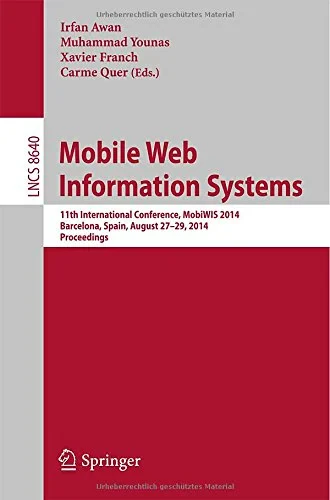 Coperta cărții "Mobile Web Information Systems" de autor necunoscut
