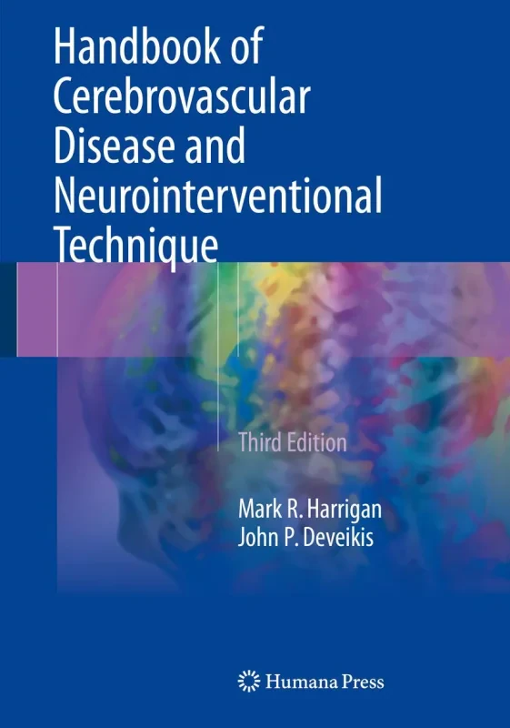 Coperta cărții "Handbook of Cerebrovascular Disease and Neurointerventional Technique" de autor necunoscut
