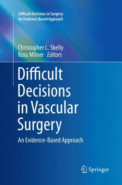 Coperta cărții "Difficult Decisions in Vascular Surgery: An Evidence-Based Approach" de autor necunoscut