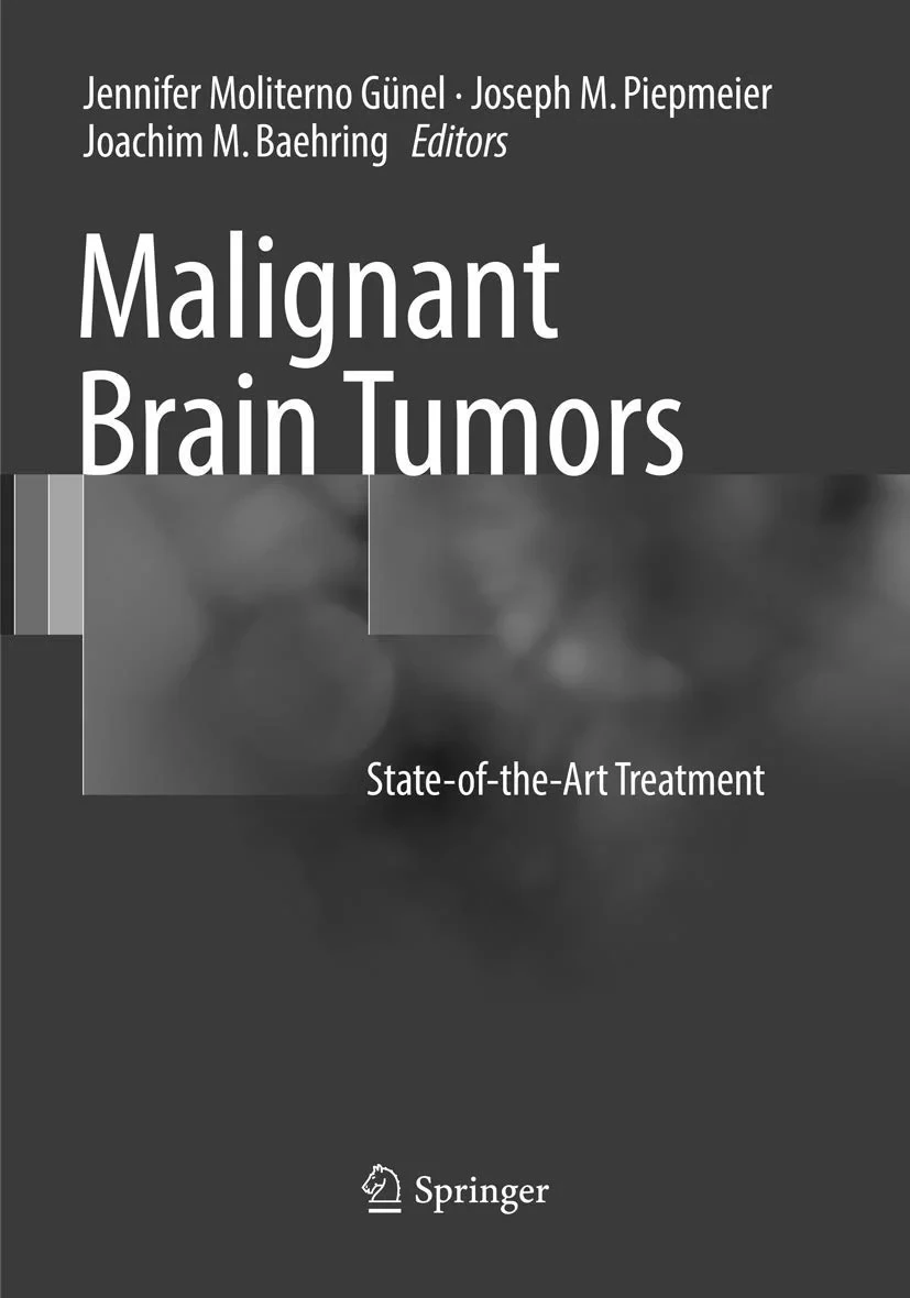 Coperta cărții "Malignant Brain Tumors" de autor necunoscut