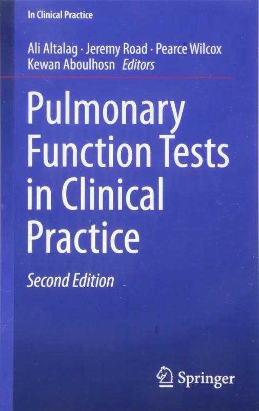 Coperta cărții "Pulmonary Function Tests in Clinical Practice" de autor necunoscut