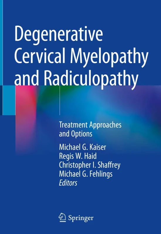 Coperta cărții "Degenerative Cervical Myelopathy and Radiculopathy" de autor necunoscut