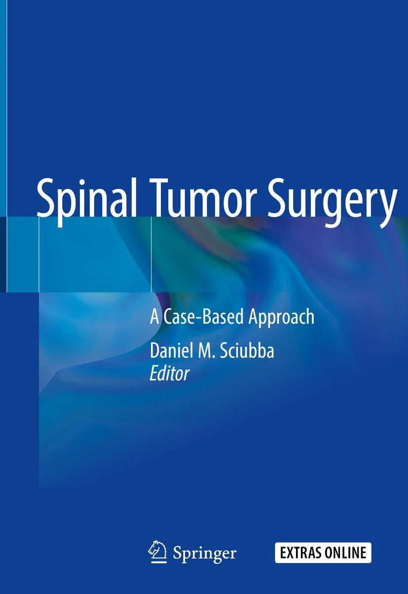 Coperta cărții "Spinal Tumor Surgery" de autor necunoscut