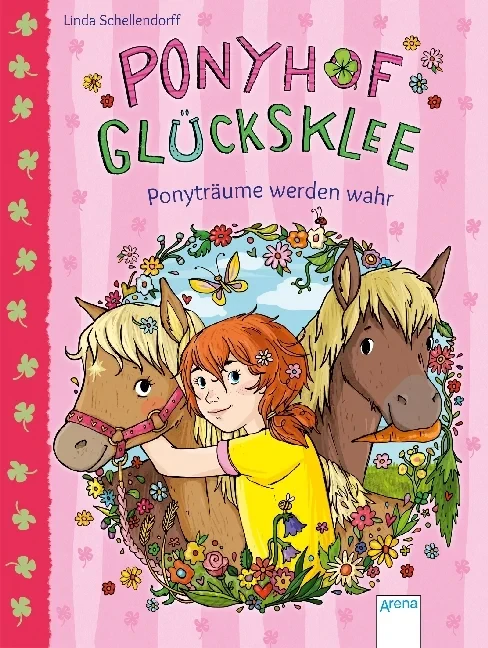 Coperta cărții "Ponyhof Glucksklee - Ponytraume werden wahr" de autor necunoscut