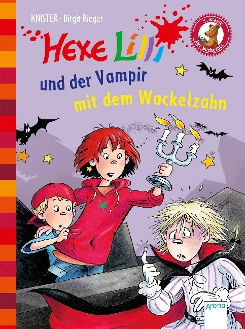 Coperta cărții "Hexe Lilli und der Vampir mit dem Wackelzahn" de autor necunoscut