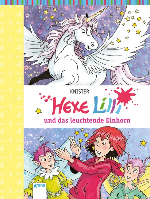 Coperta cărții "Hexe Lilli und das leuchtende Einhorn" de autor necunoscut