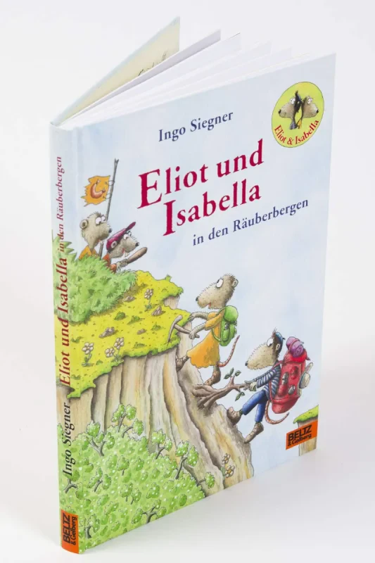 Coperta cărții "Eliot und Isabella in den Ruberbergen: Roman. Mit farbigen Bildern von Ingo Siegner" de autor necunoscut