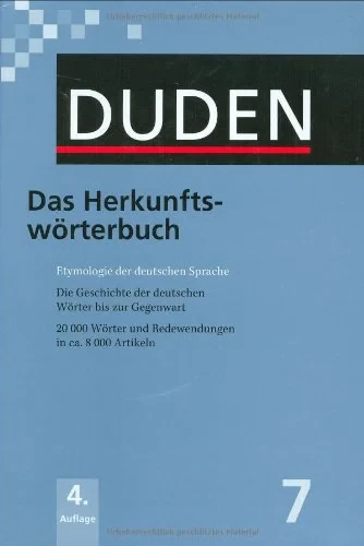 Coperta cărții "Der Duden in 12 B?nden - Band 7 : Das Herkunftsw?rterbuch" de autor necunoscut