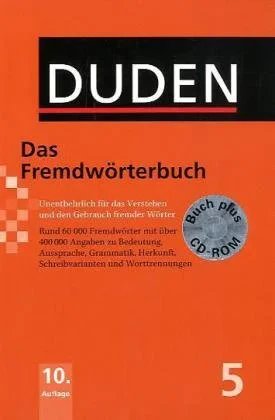 Coperta cărții "Duden 05. Das Fremdw?rterbuch. Buch und CD-ROM" de autor necunoscut