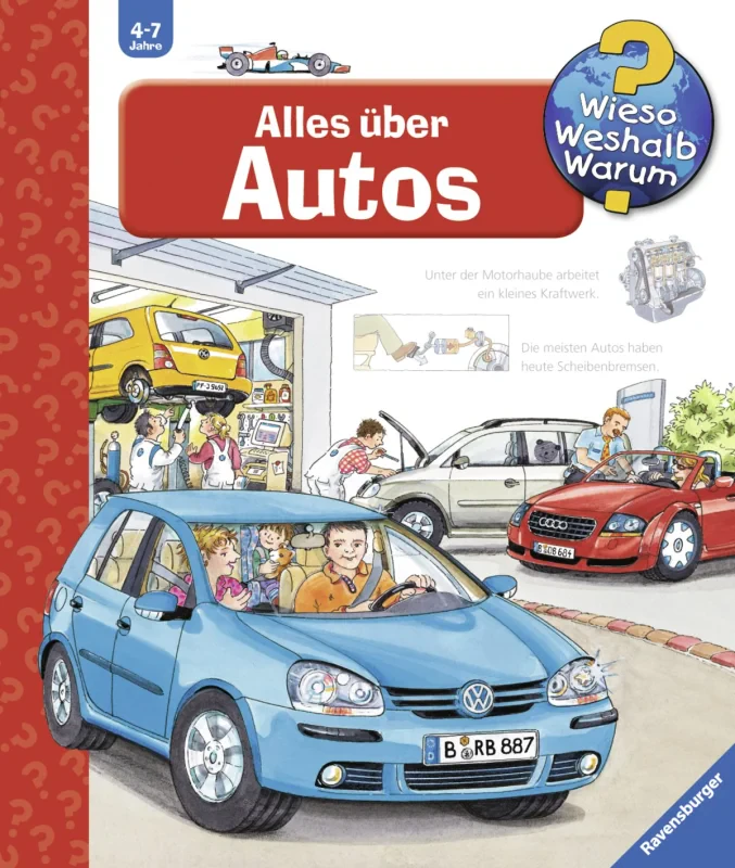 Coperta cărții "Alles &amp;#252;ber Autos" de autor necunoscut