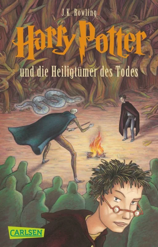Coperta cărții "Harry Potter und die Heiligt?mer des Todes" de autor necunoscut
