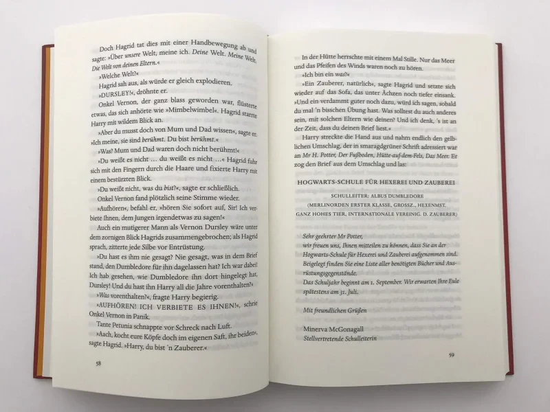 Coperta cărții "Harry Potter und der Stein der Weisen" de autor necunoscut