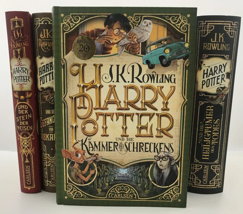 Coperta cărții "Harry Potter und die Kammer des Schreckens" de autor necunoscut