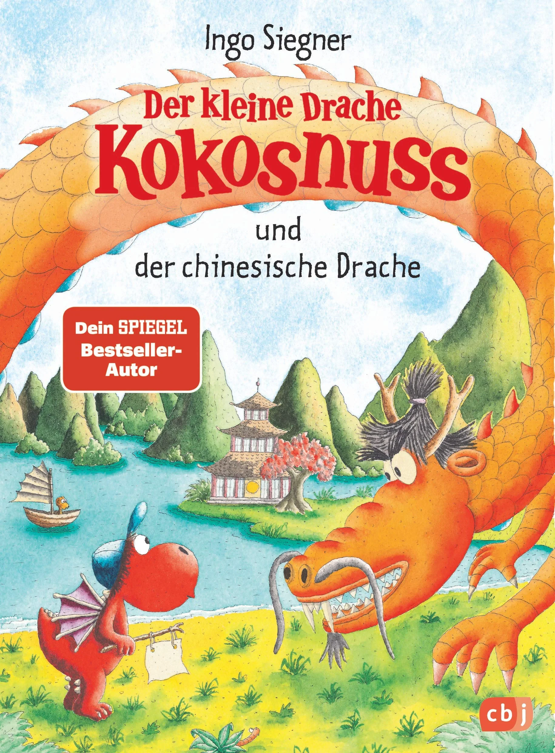 Coperta cărții "Der kleine Drache Kokosnuss und der chinesische Drache" de autor necunoscut