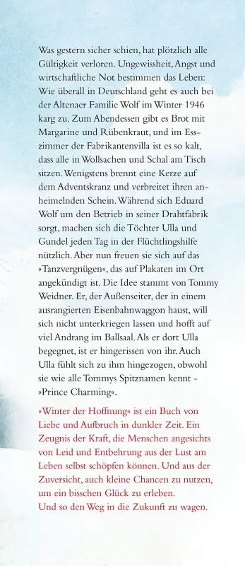 Coperta cărții "Winter der Hoffnung: Roman" de autor necunoscut