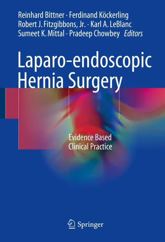 Coperta cărții "Laparo-endoscopic Hernia Surgery: Evidence Based Clinical Practice" de autor necunoscut