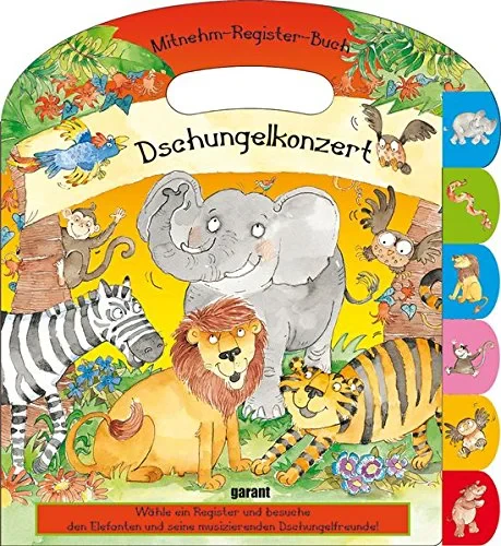 Coperta cărții "Dschungelkonzert" de autor necunoscut