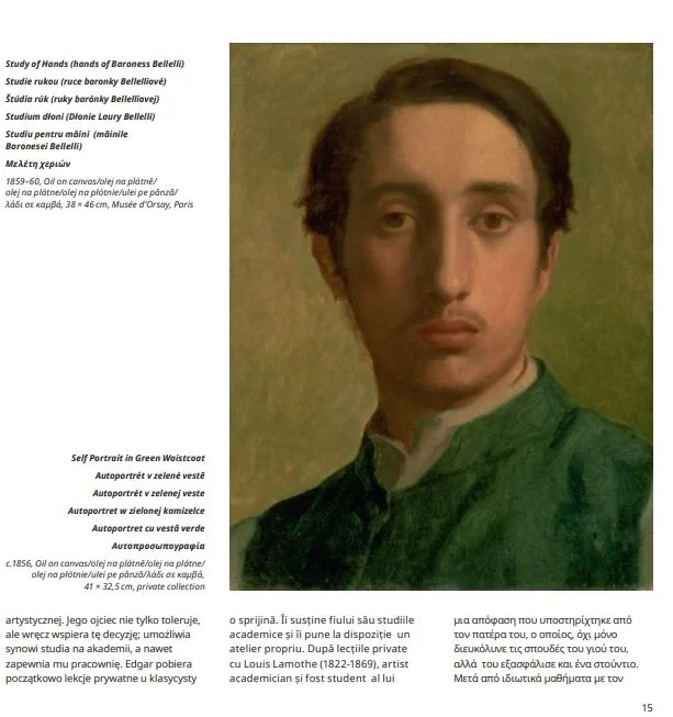 Coperta cărții "Album de arta Degas" de autor necunoscut