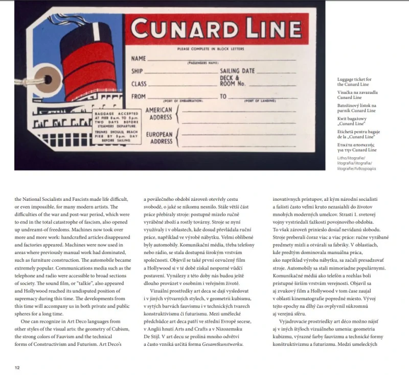 Coperta cărții "Album de arta "Art Deco" de autor necunoscut